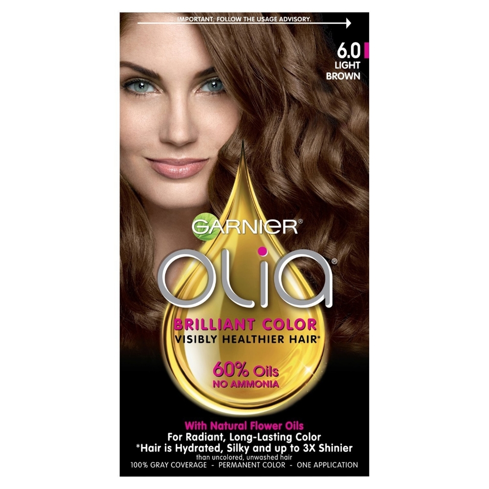 Garnier Olia Permanent Haircolor, 6.0 Light Brown